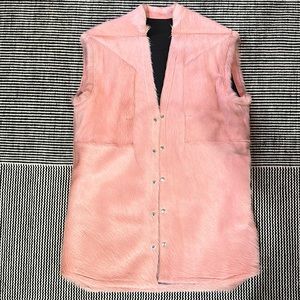 Rick Owens fur vest